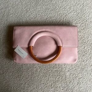 Francesca’s baby pink handbag